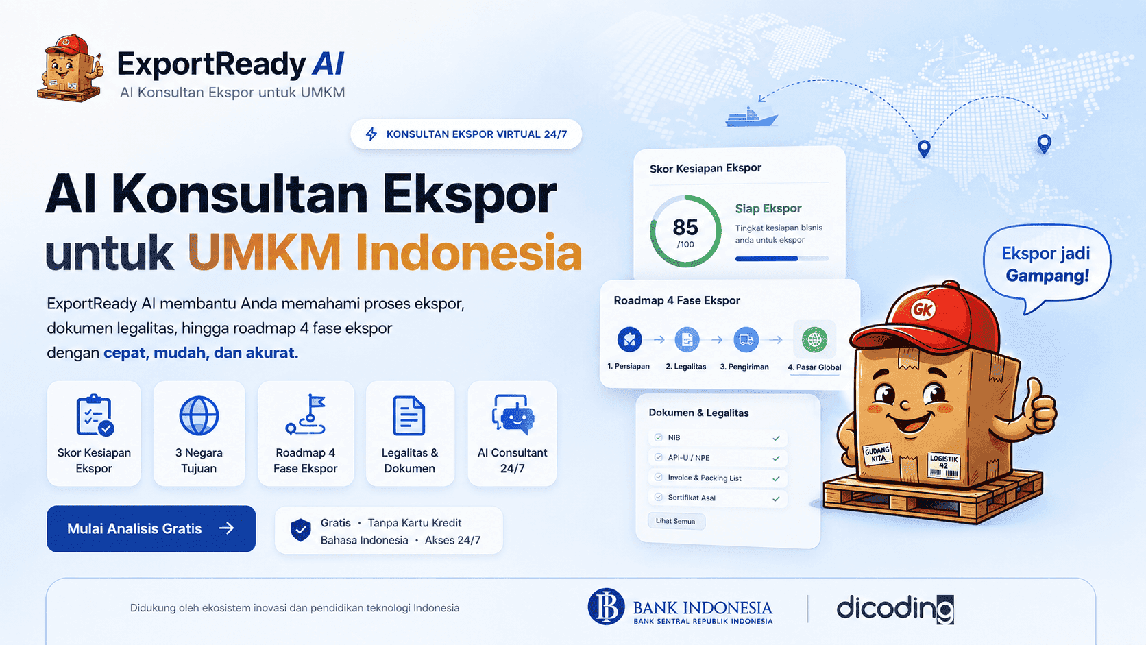 ExportReady AI: Membangun Konsultan Ekspor Virtual untuk UMKM Indonesia, Sendirian