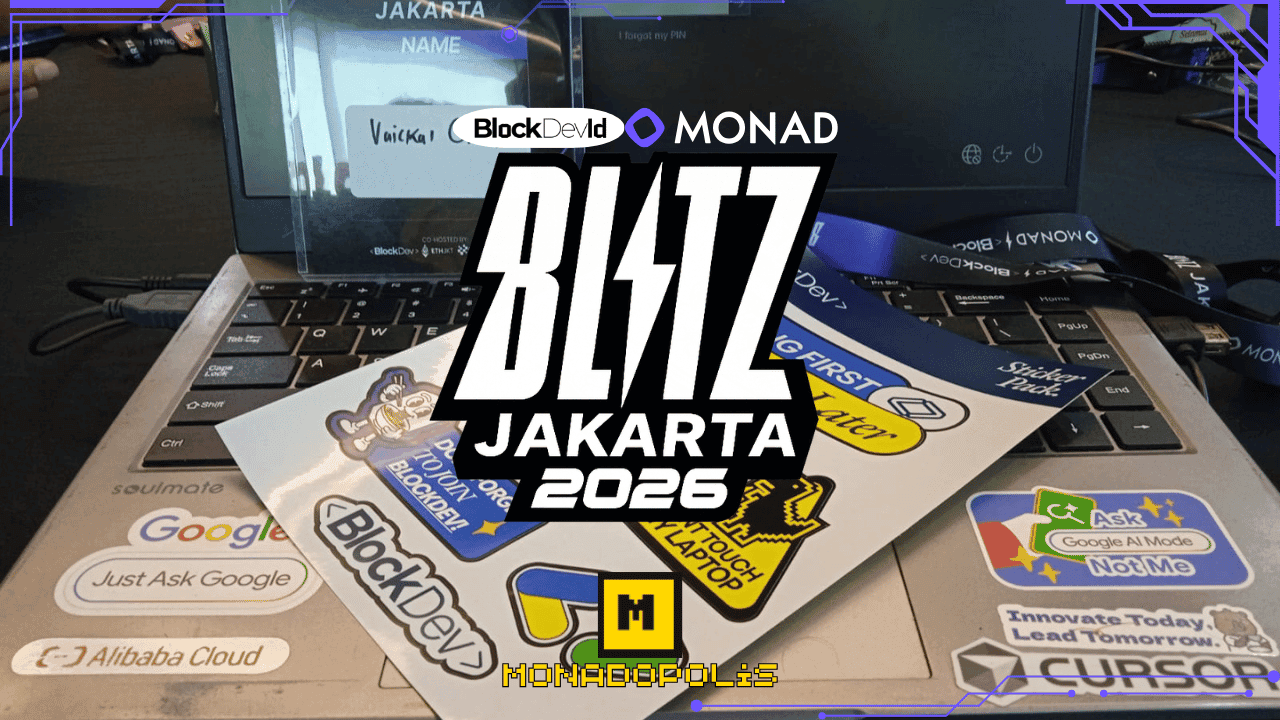 Monadopolis: Website buatan Teuku Vaickal dan Ahmad Fadilah di Monad Blitz Jakarta 2026