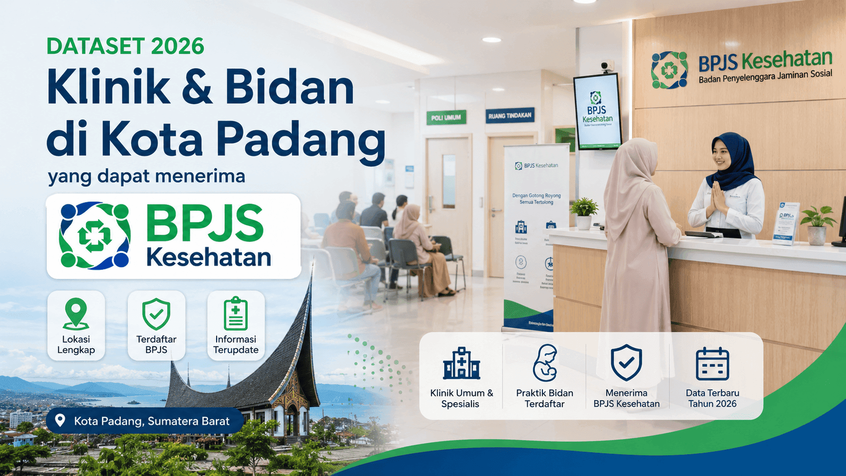 Mapping Healthcare Access: A New Dataset on BPJS Clinics and Midwives in Padang
